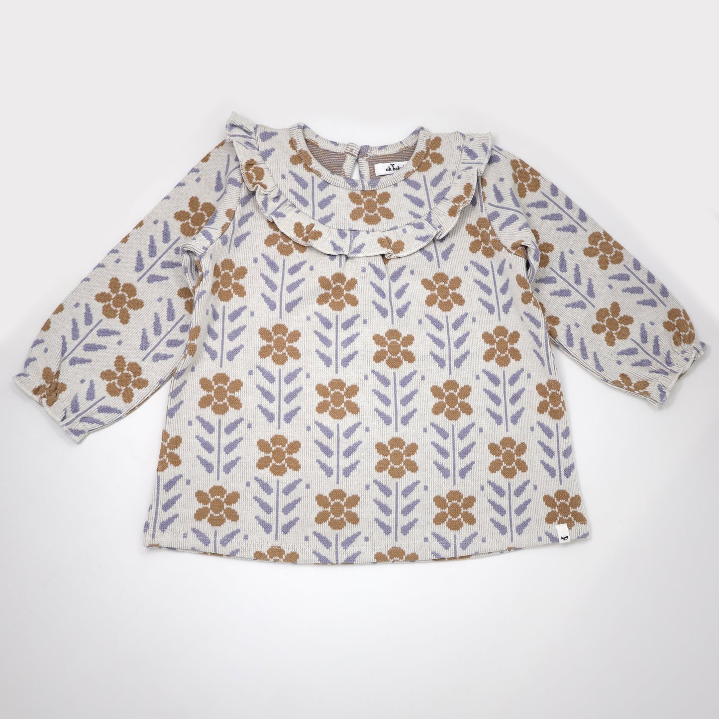 Nordic Flower Double Knit Cora Dress