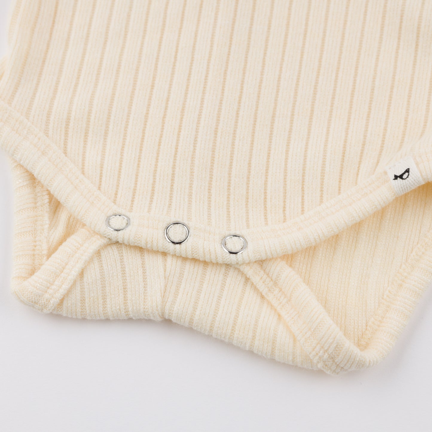 Wide Rib Fuzzy Sweater Knit Ruffle Neck Onesie
