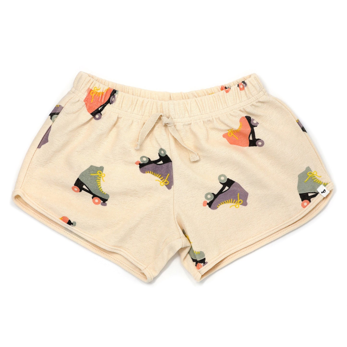 Roller Skate Cotton Terry Girls Track Short
