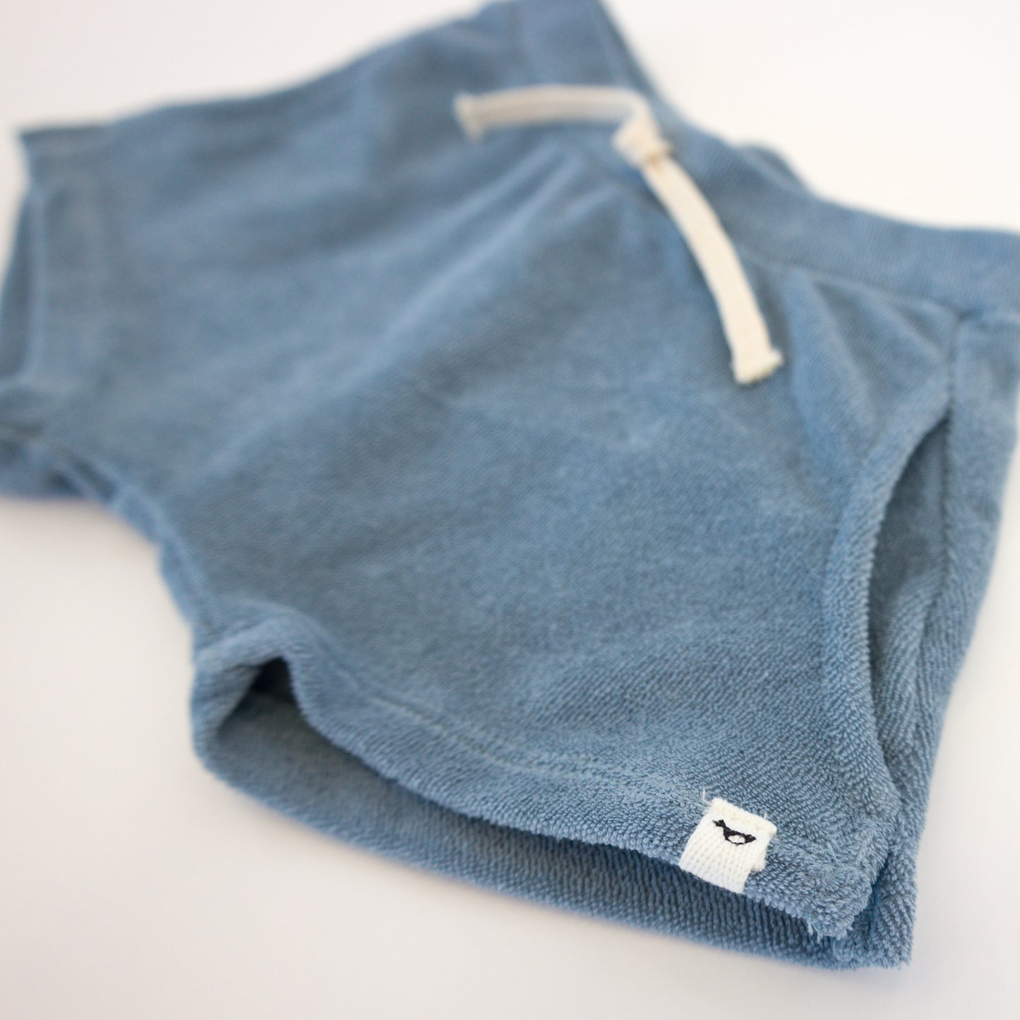 Pocket Drawstring Terry Baby Shorts