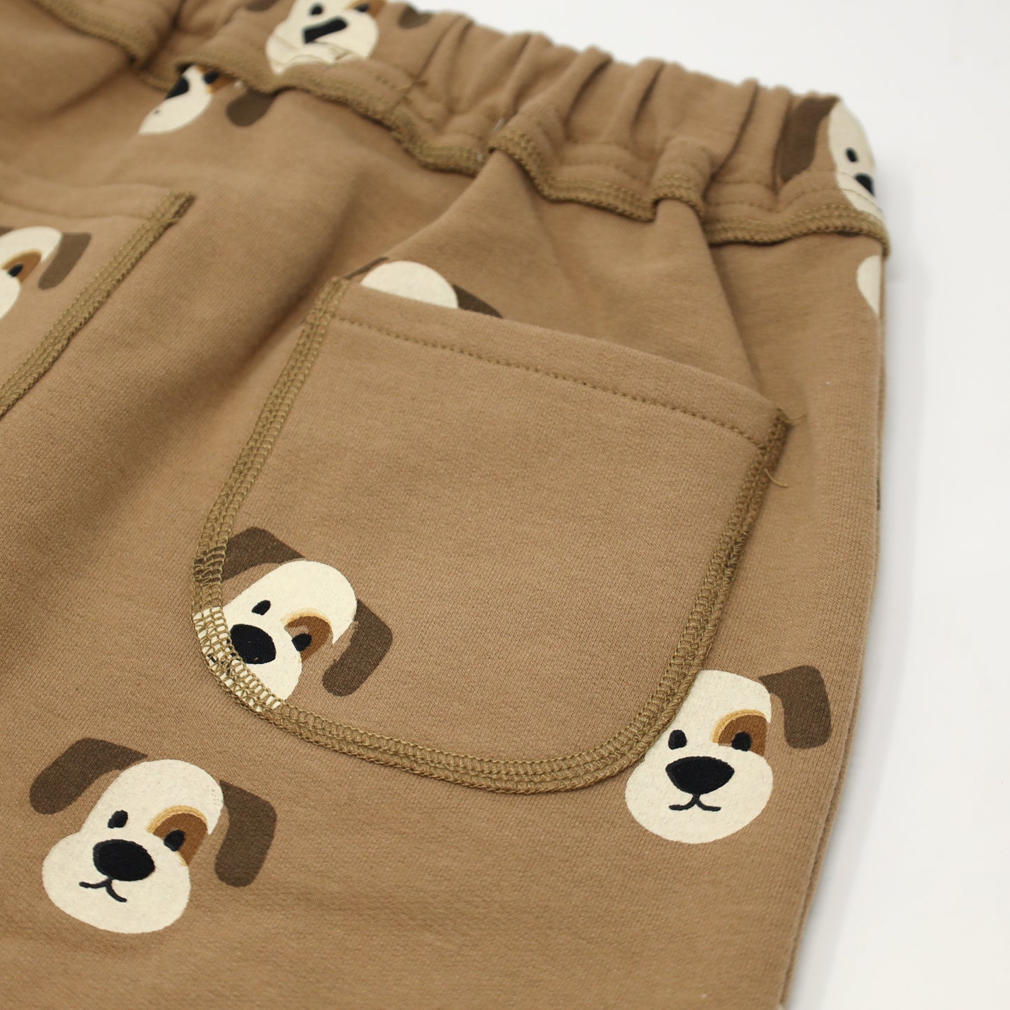 Puppy Faces Print Brooklyn Jogger