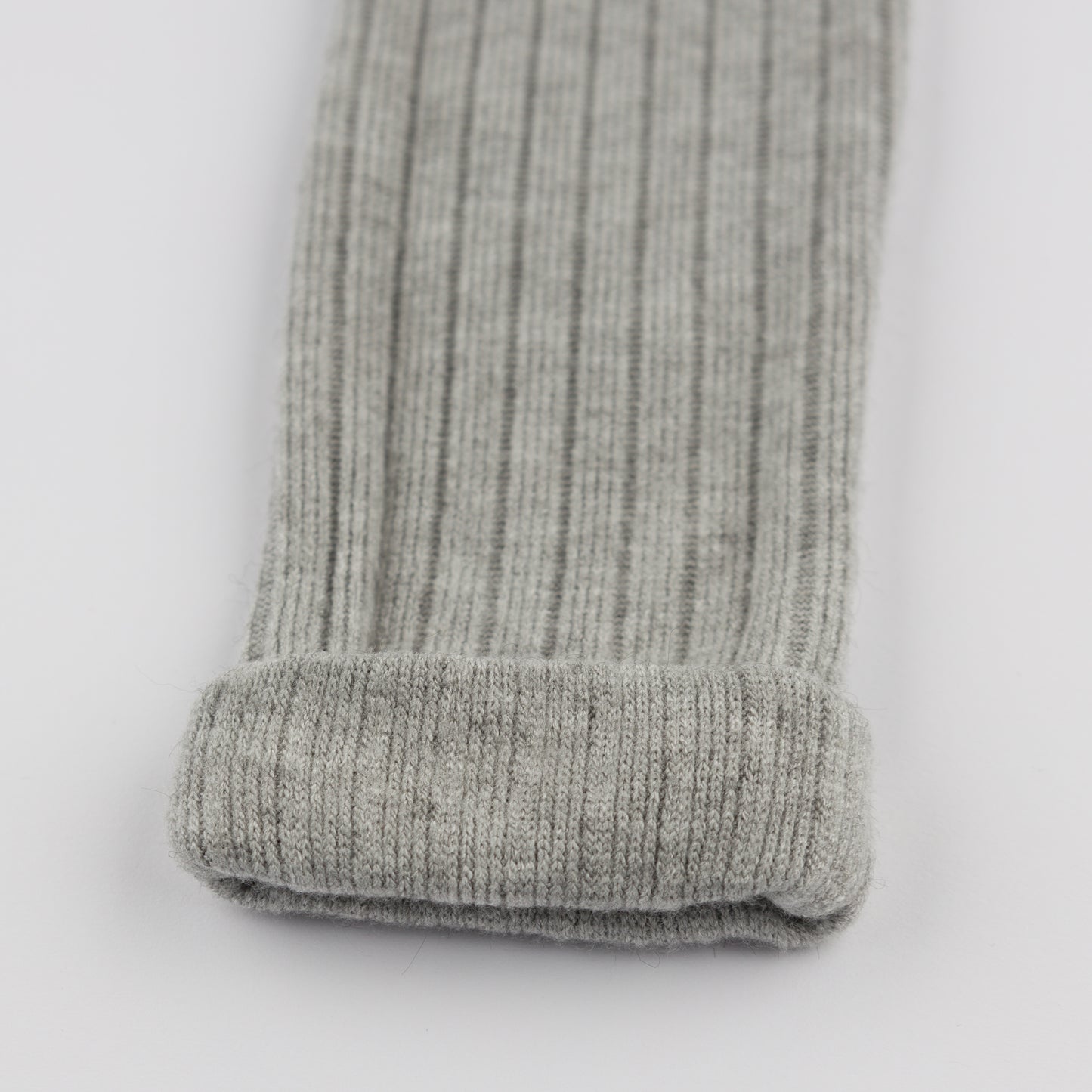 Wide Rib Fuzzy Sweater Knit Patch Pant