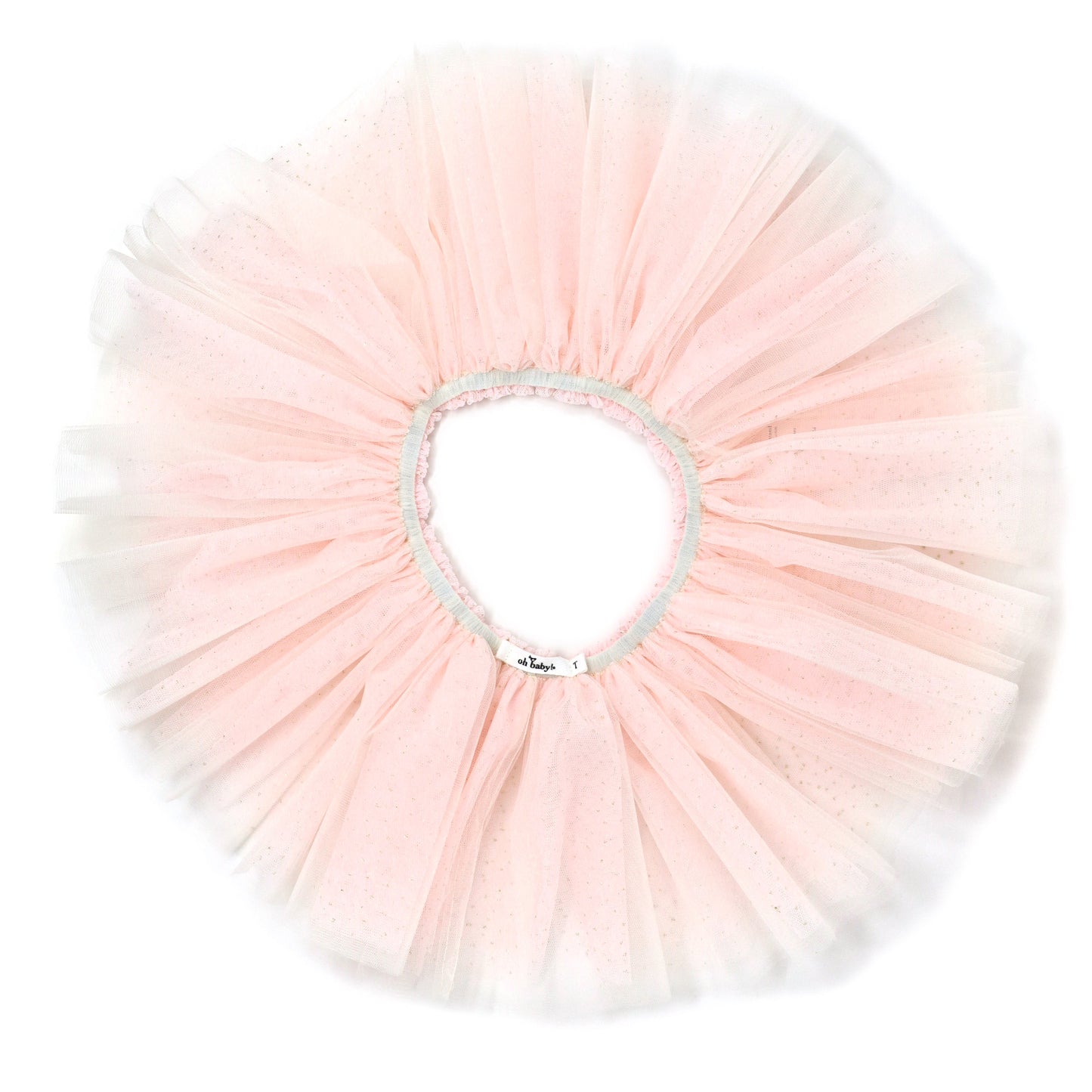 Frill Tutu Pale Pink/Gold Over Cream (toddler)