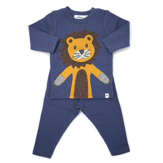 Yellow Lion L/S 2PC Set