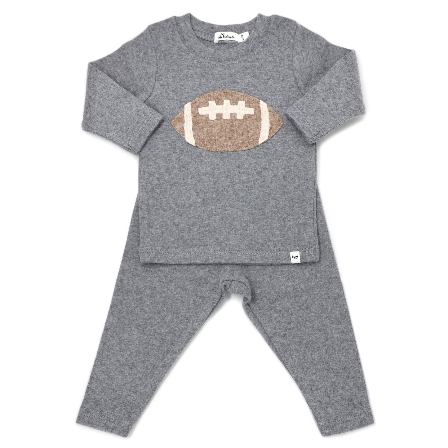 Ribbed Football LS 2pc Set