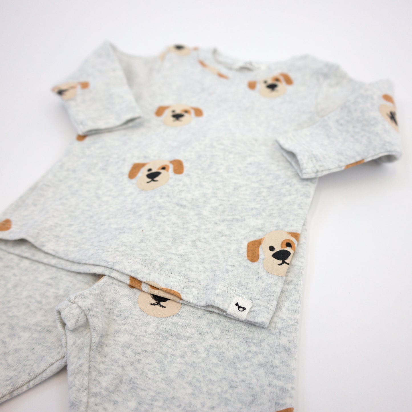 Puppy Face Print 2pc Set