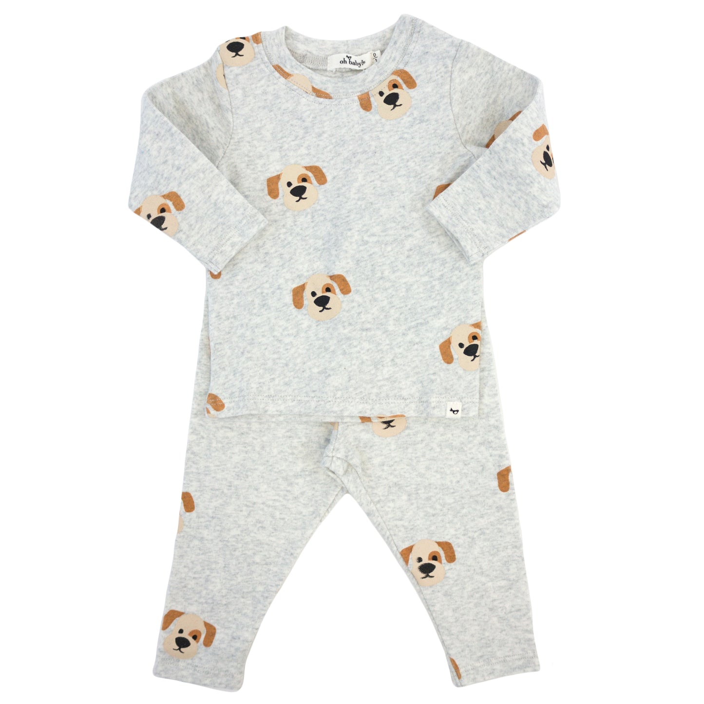 Puppy Face Print 2pc Set