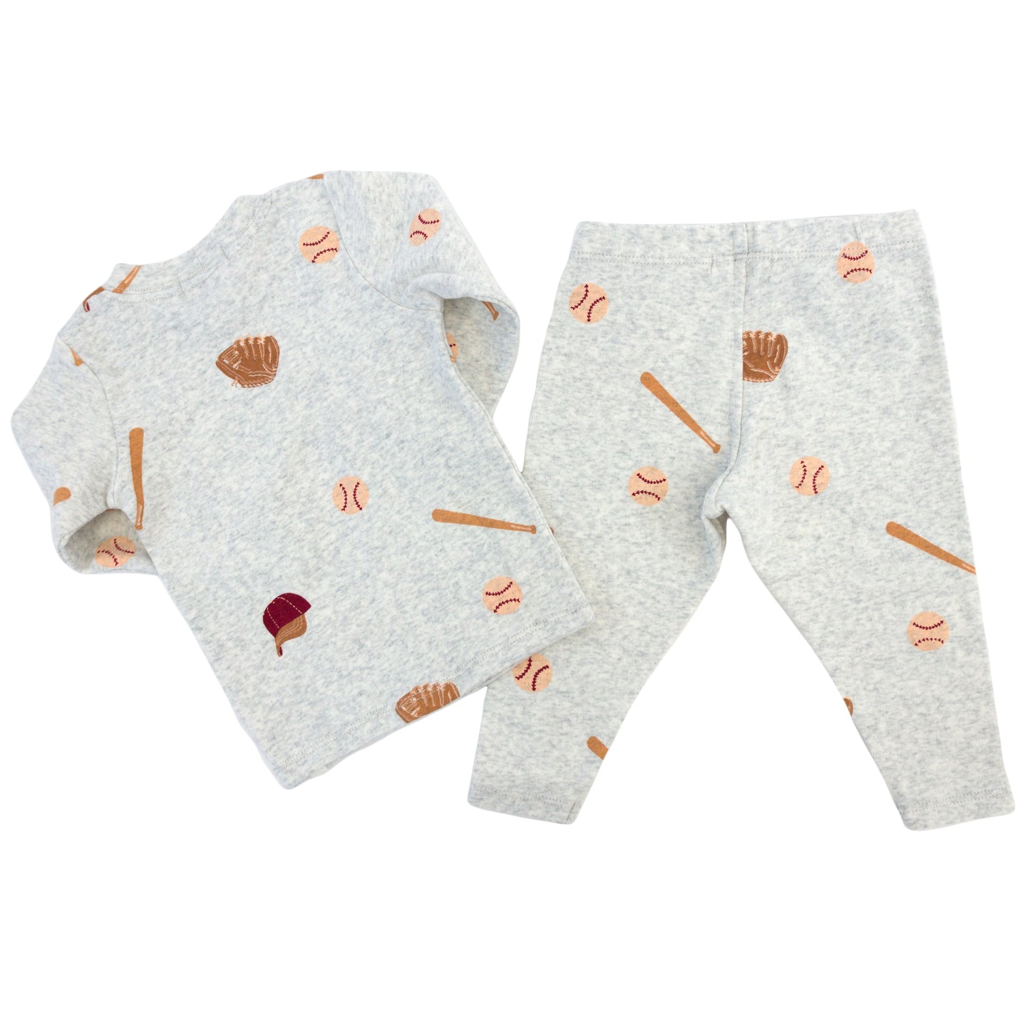 Baseball Print 2pc Set