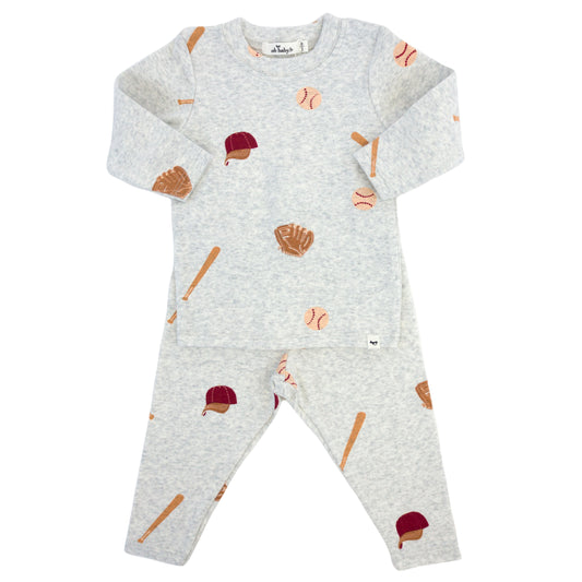 Baseball Print 2pc Set