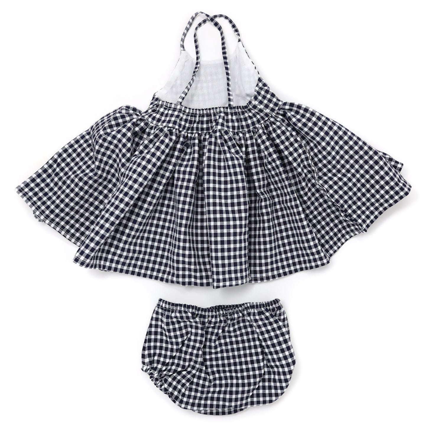 Gingham Party Dress (Panty to Sz 2-3)