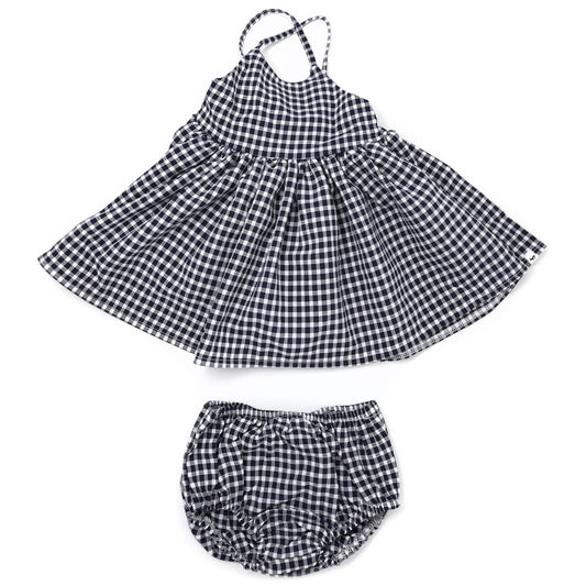 Gingham Party Dress (Panty to Sz 2-3)