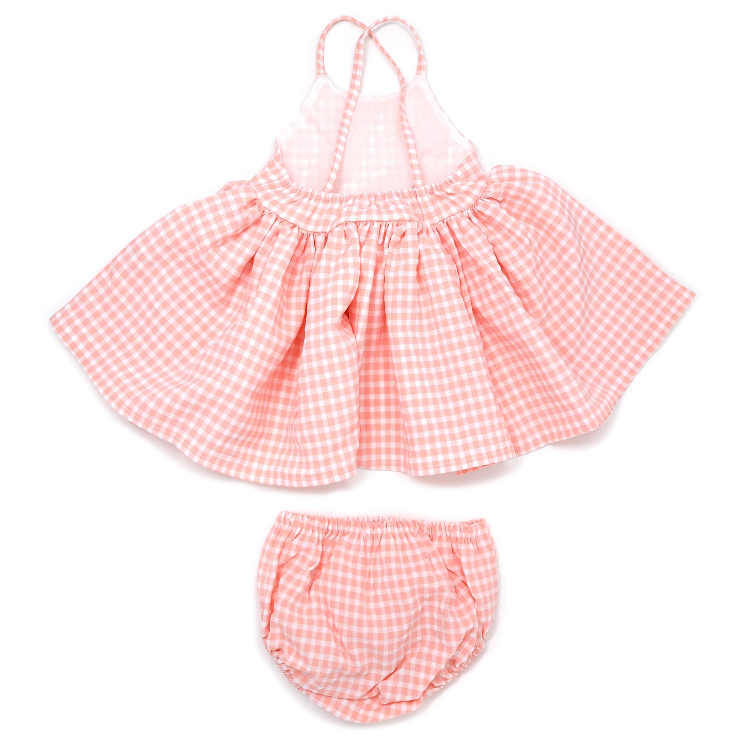 Gingham Party Dress (Panty to Sz 2-3)