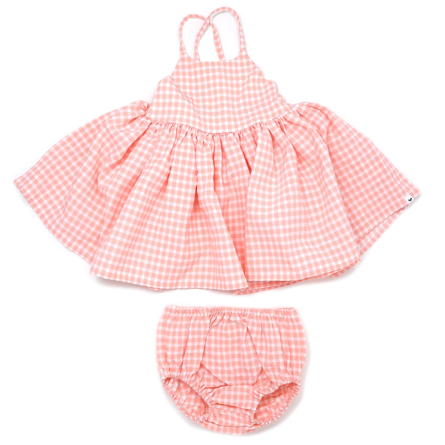 Gingham Party Dress (Panty to Sz 2-3)