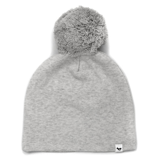 Gray Pom Hat