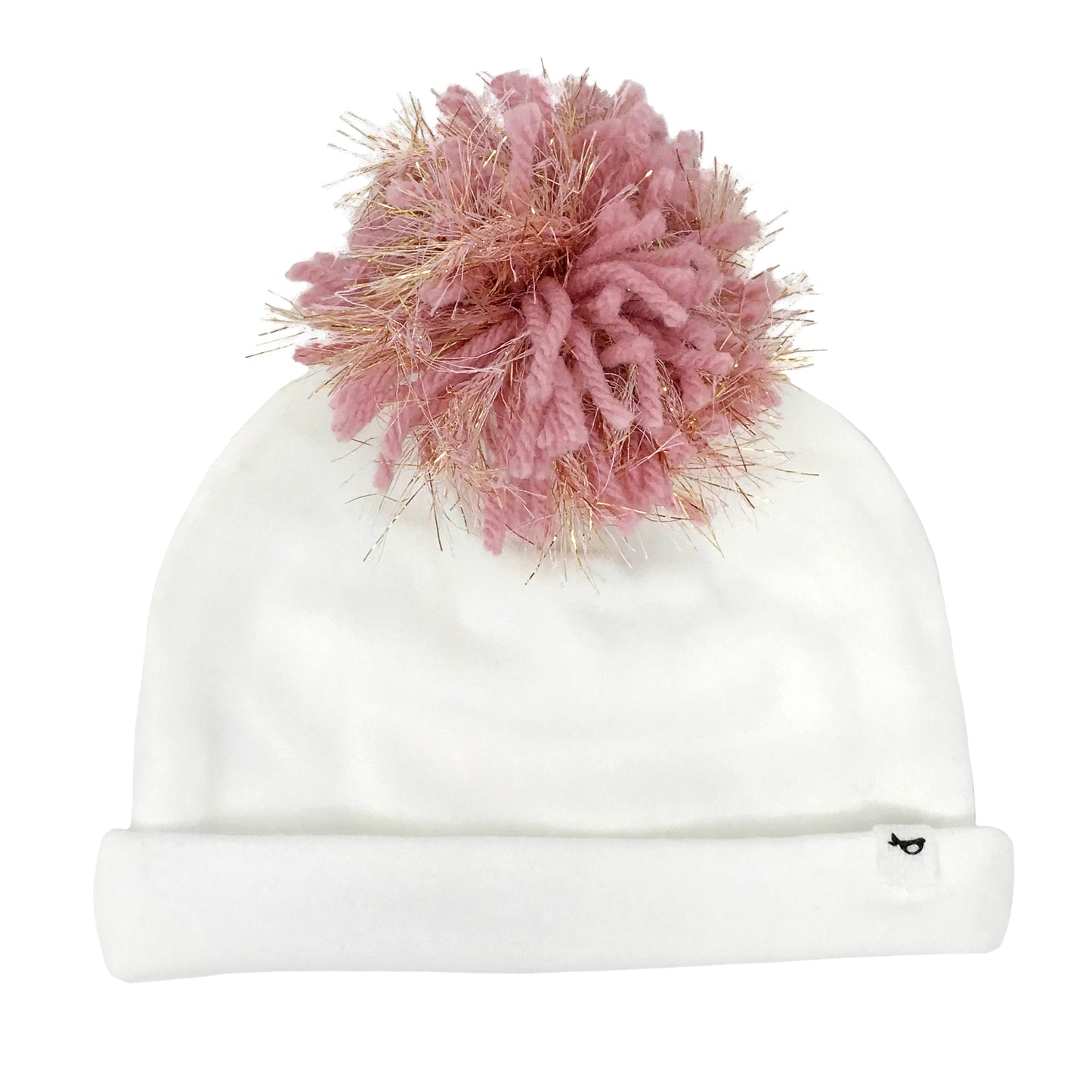 Pom Blush Pink/Gold EL 2PC Hat