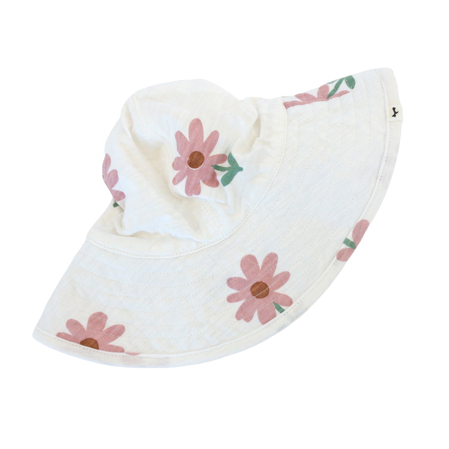 Picking Daisies Print Cotton Sunhat