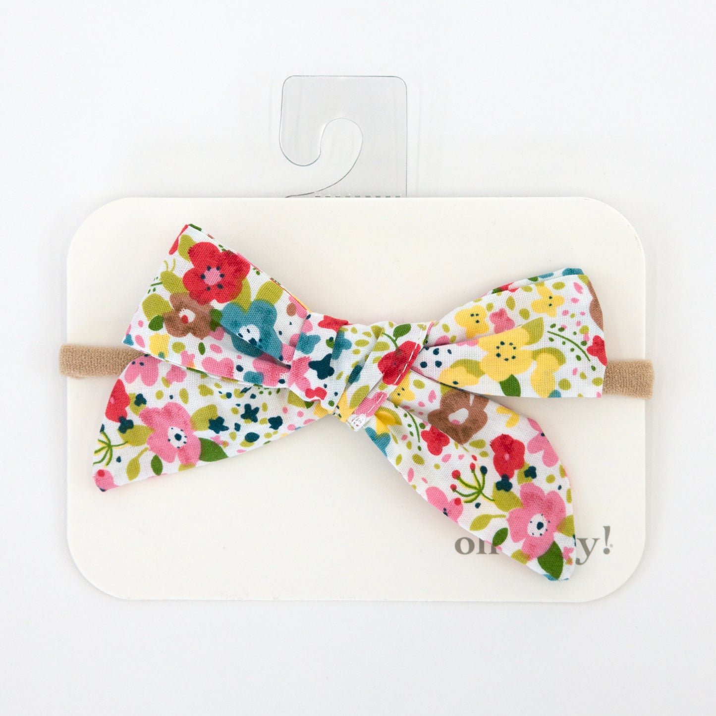 Wild Flower Garden Bow Nylon Headband