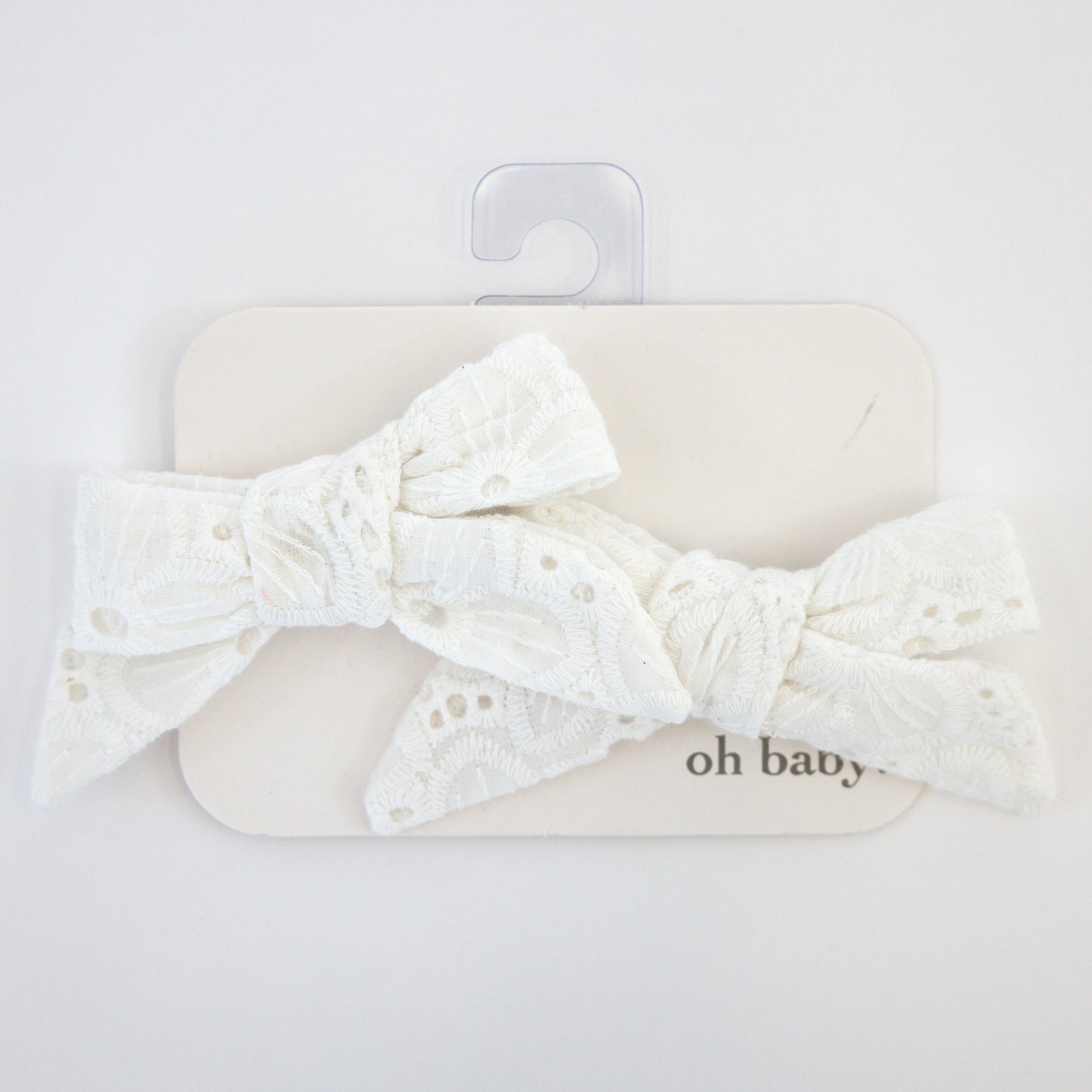 Eyelet Bow Clips