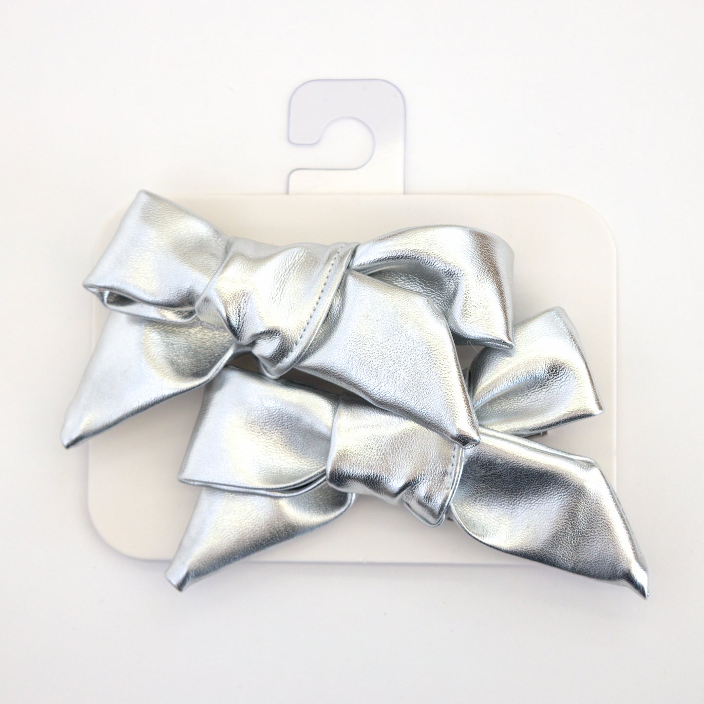 Metallic Bow Clips