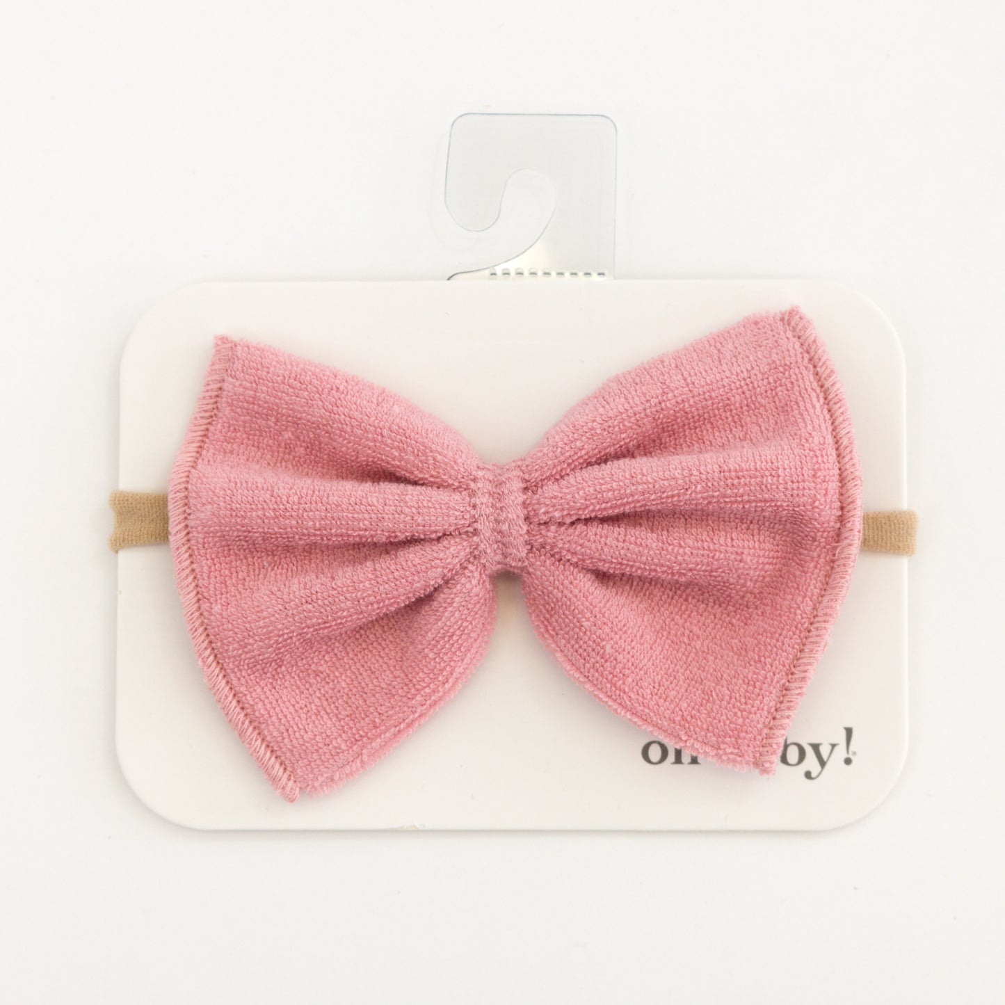 Terry Bow Nylon Headband