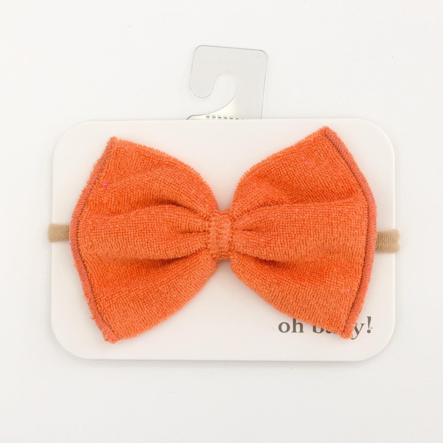 Terry Bow Nylon Headband