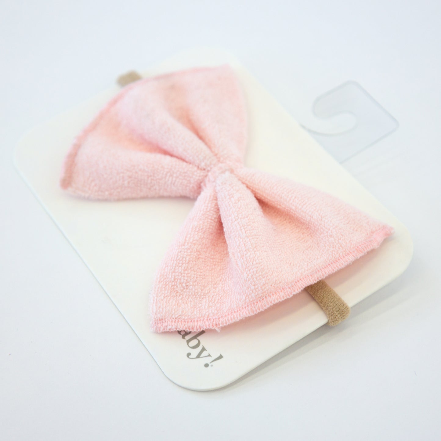 Terry Bow Nylon Headband