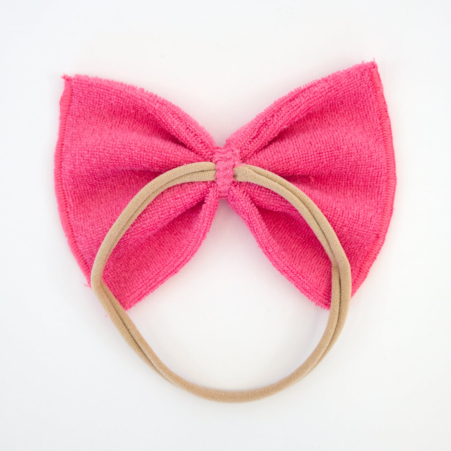 Terry Bow Nylon Headband