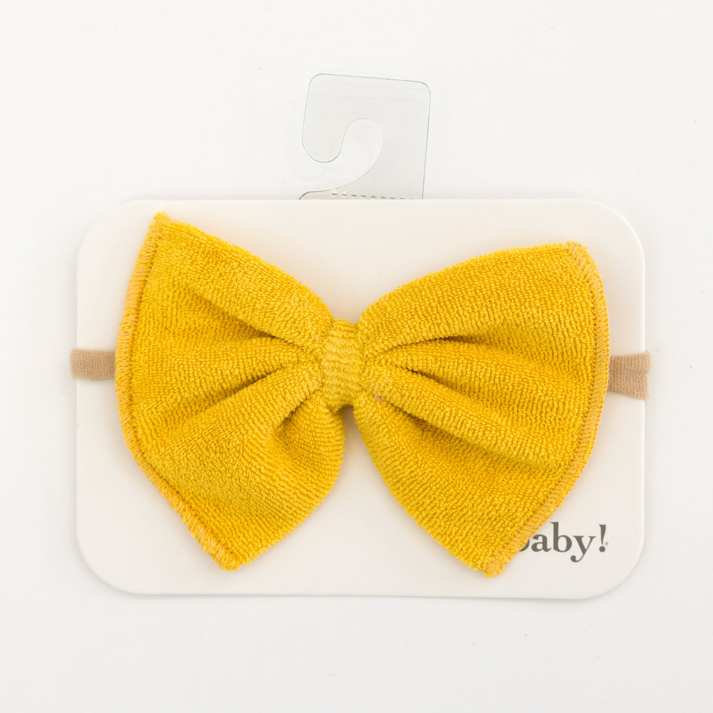 Terry Bow Nylon Headband