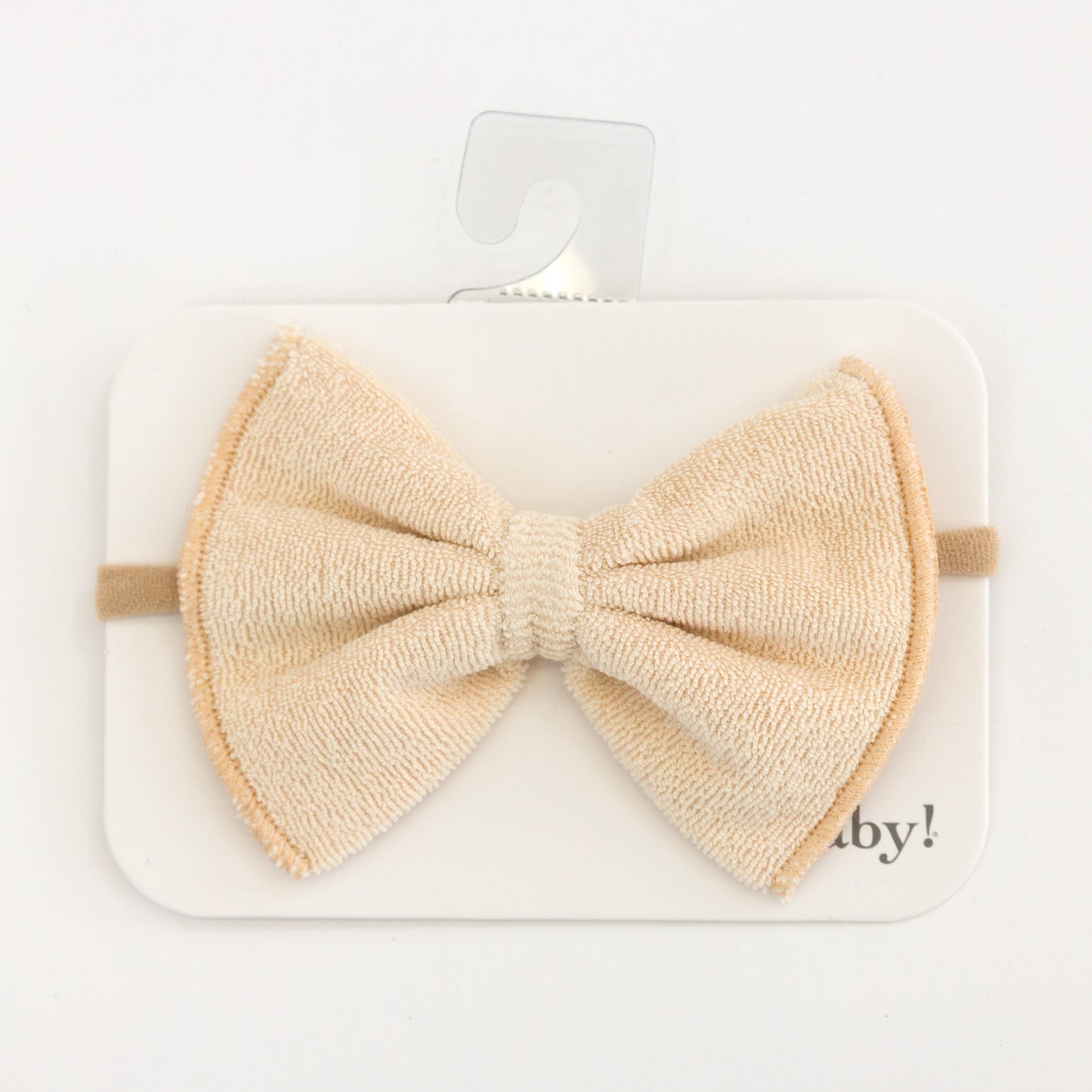 Terry Bow Nylon Headband