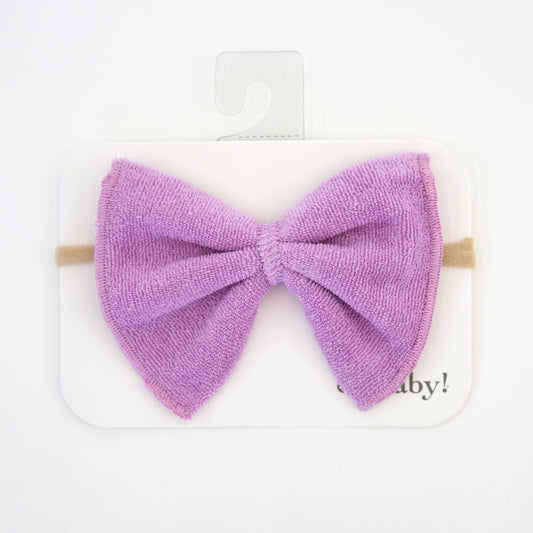 Terry Bow Nylon Headband