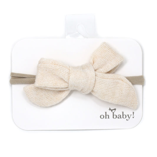 Scandi Sweater Bow Headband