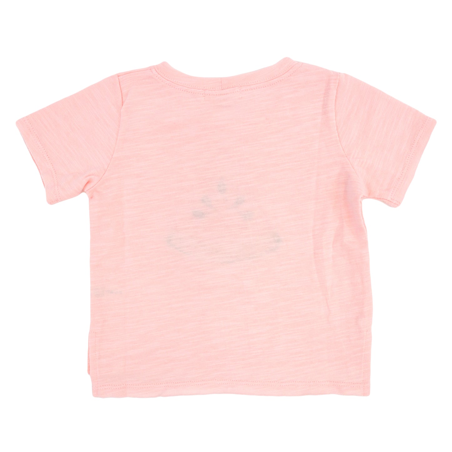 Watermelon Terry Applique Raw Edge Tee