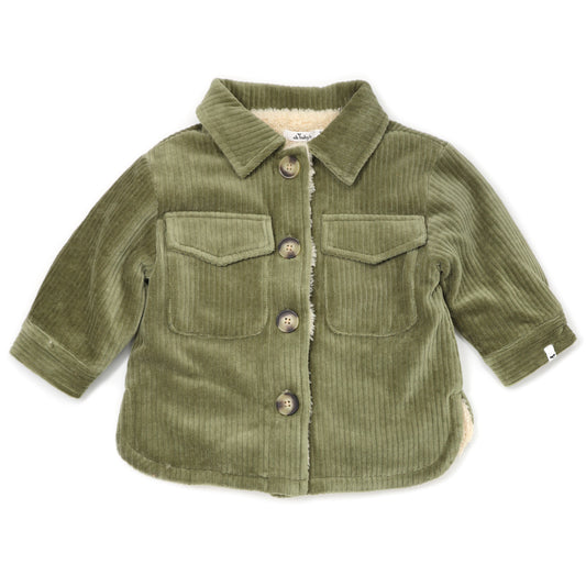 Corduroy w/Biscuit Snowdrift Shacket