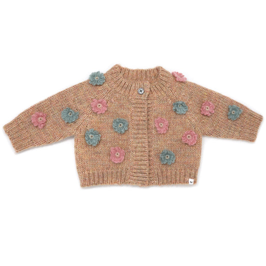 Scandi flower Cardigan