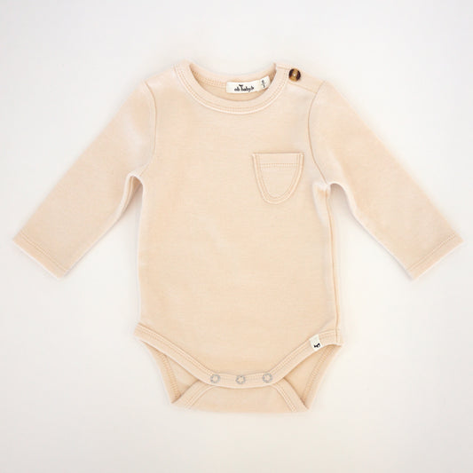 Mini Stripe Pocket Onesie