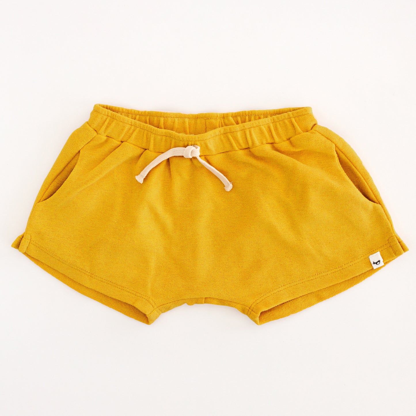 Pocket Drawstring Terry Baby Shorts