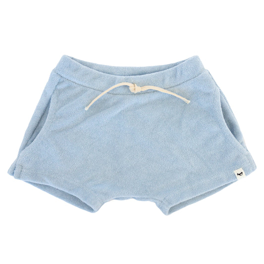 Pocket Drawstring Terry Baby Shorts