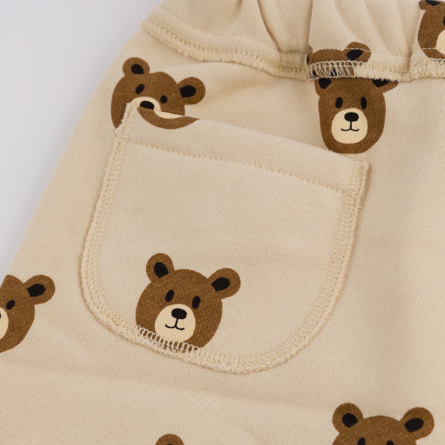 Teddy Bear Face Print Brooklyn Jogger