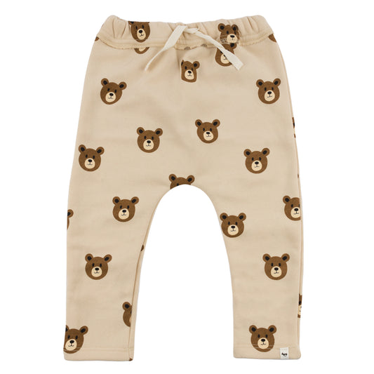 Teddy Bear Face Print Brooklyn Jogger