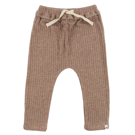 Wide Rib Fuzzy Sweater Knit Brooklyn Jogger