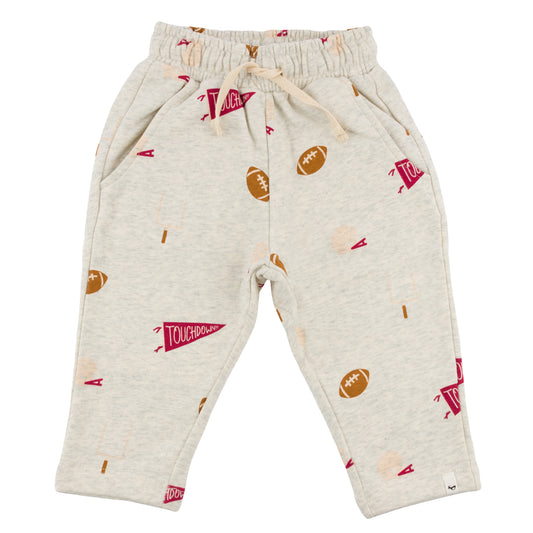 Football Print Pocket Jogger