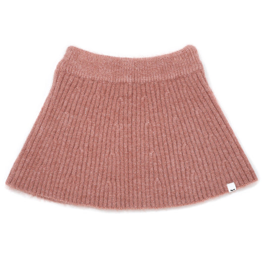 Fuzzy Knit Flare Sweater Skirt