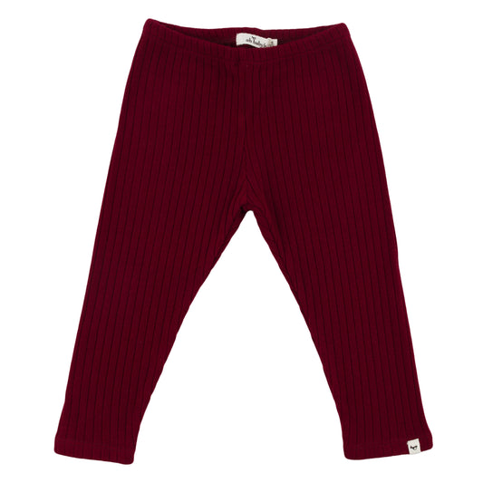 Wide Rib Fuzzy Sweater Knit Legging