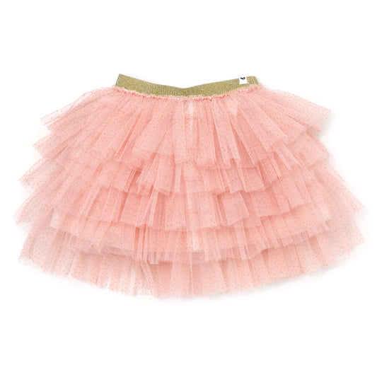 Gold Band Layered Frill Tutu Skirt